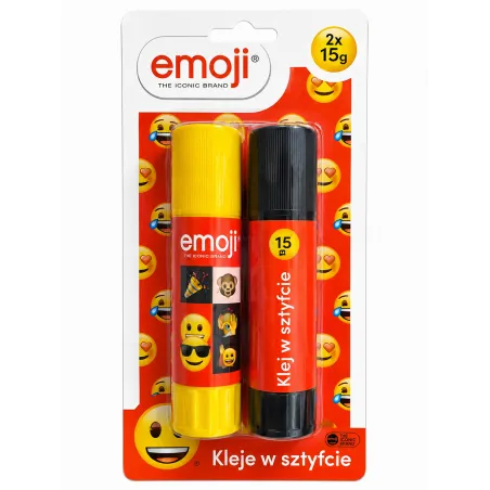 KLEJ W SZTYFCIE 15 G 2 SZTUKI EMOJI
