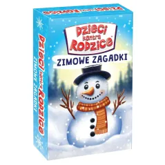 DZIECI KONTRA RODZICE ZIMOWE ZAGADKI GRA KANGUR QUIZ RODZINNY 7+