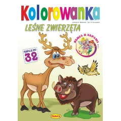 LEŚNE ZWIERZĘTA KOLOROWANKA - Pasja