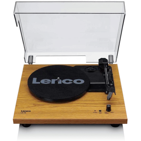 GRAMOFON DREWNIANY Z GŁOŚNIKAMI LENCO LS-10WD