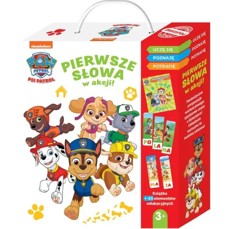 Pierwsze Słowa W Akcji! Psi Patrol. Uczę Się, Poznaję, Potrafię 3+ Pierwsze Słowa W Akcji! Psi Patrol. Uczę Się, Poznaję, Potrafię 3+