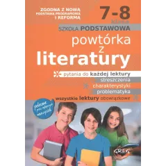 Powtórka z literatury szkoła podstawowa klasy 78
