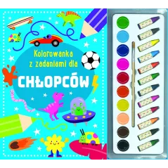KOLOROWANKA Z ZADANIAMI DLA CHŁOPCÓW