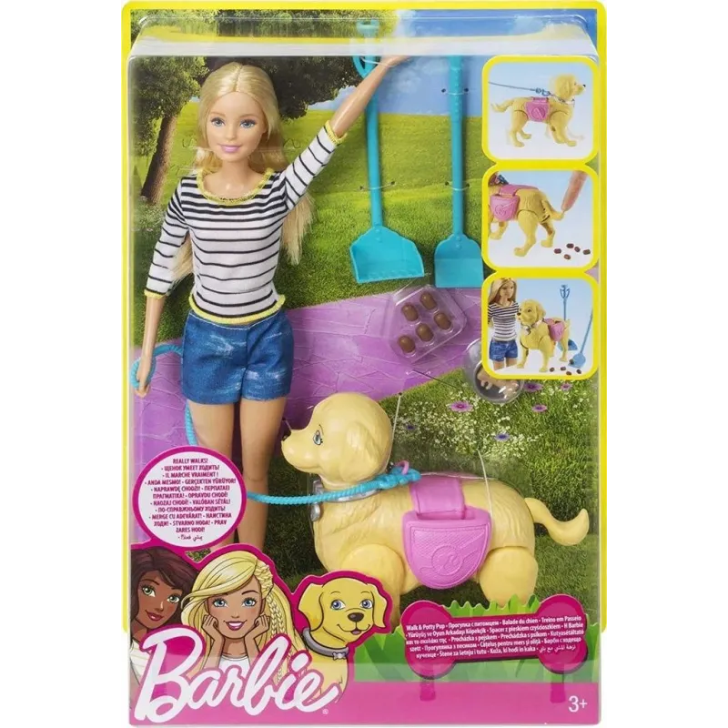 LALKA BARBIE SPACER Z PIESKIEM CZYŚCIOSZKIEM MATTEL 3+