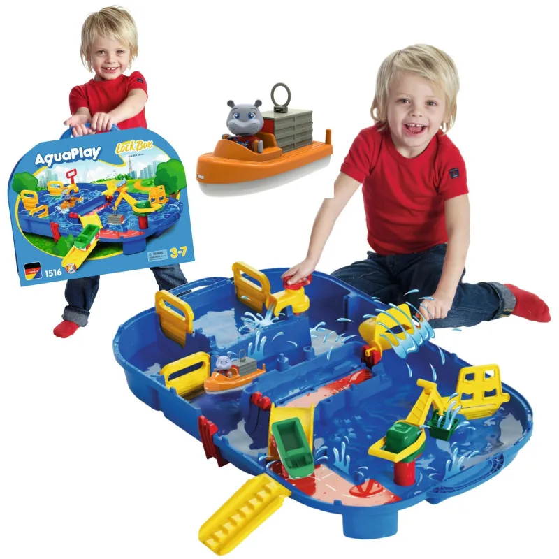 AQUAPLAY DUŻY WODNY TOR ZABAW ZAMYKANY W WALIZCE 3-7 LAT SIMBA 1516 II GATUNEK