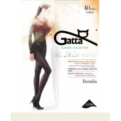 RAJSTOPY GATTA ROSALIA 40 DEN MIKROFIBRA BEZUCISKOWE 5-XL CREME
