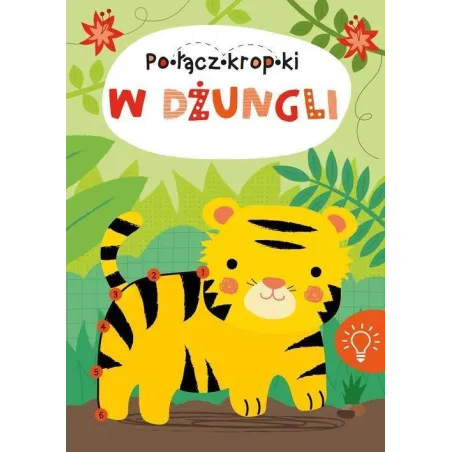 POŁĄCZ KROPKI. W DŻUNGLI. KOLOROWANKA