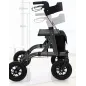 Rollator Chodzik Balkonik Dla Seniora 2W1 Costway Z Siedziskiem I Oparciem Do 136 Kg