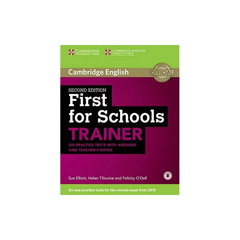 FIRST FOR SCHOOLS TRAINER FOR