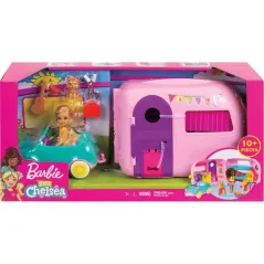 LALKA BARBIE PRZYCZEPA KEMPINGOWA CLUB CHELSEA 3+