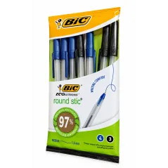 DŁUGOPIS NIEBIESKI I CZARNY 7 SZTUK BIC