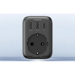 Ładowarka Podróżna 30W 2X Usb-A 1X Usb-C Gniazdo Eu Ugreen