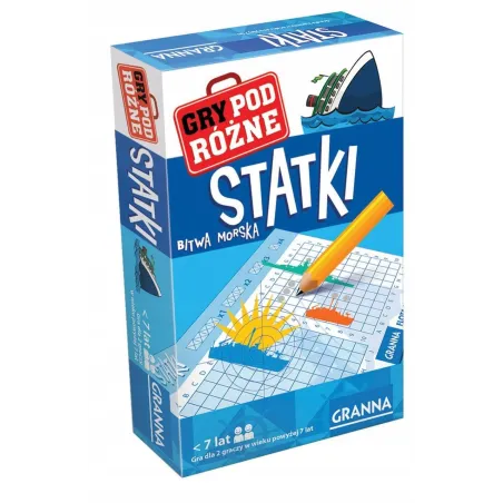 Statki Bitwa Morska Gra Podróżna Granna 7+