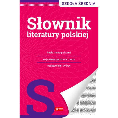 SŁOWNIK LITERATURY POLSKIEJ - Dragon