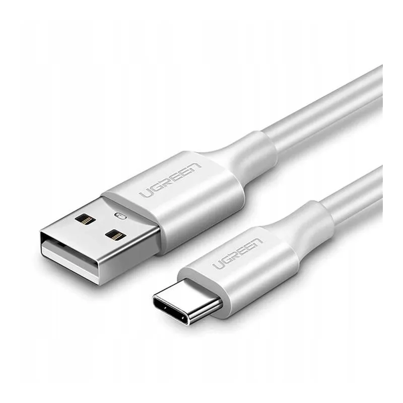KABEL USB-A DO USB-C 3A 1M BIAŁY SZYBKIE ŁADOWANIE US287 UGREEN