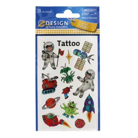 TATUAŻE ZMYWALNE KOSMOS WODOODPORNE