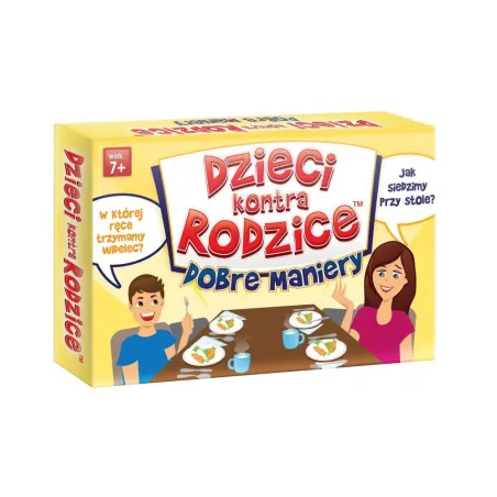 Dzieci Kontra Rodzice Dobre Maniery Gra Rodzinna 7+