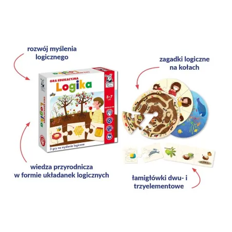 LOGIKA GRA EDUKACYJNA KAPITAN NAUKA  3+