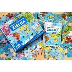 Puzzle Poznawaj Baw Się Odkrywaj Ziemia 205 Elementów Wilga 6+