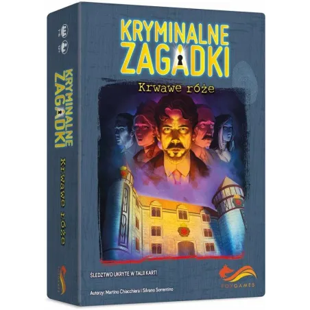 Krwawe Róże Kryminalne Zagadki Gra Detektywistyczna Escape Room 12+