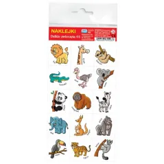 NAKLEJKI DZIKIE ZWIERZĘTA DLA DZIECI SAFARI 3+