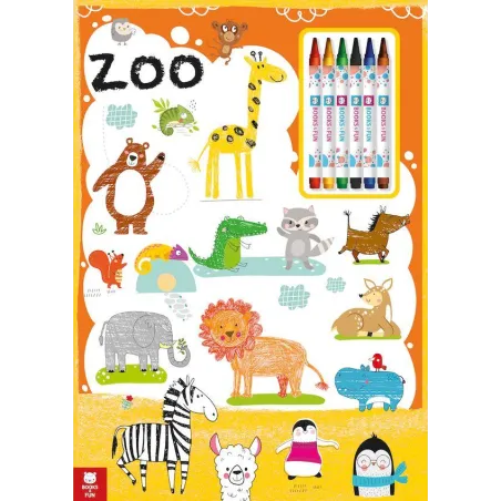 ZOO. KSIĄŻECZKA Z KREDKAMI