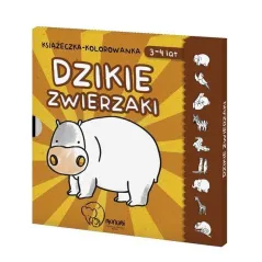 Dzikie Zwierzaki Kolorowanka Książeczka Harmonijka 3-4 Lata