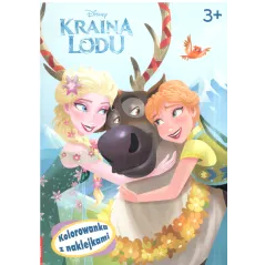 DISNEY KRAINA LODU KOLOROWANKA Z NAKLEJKAMI 3+ - Ameet