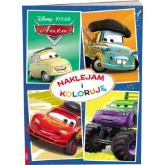 DISNEY AUTA NAKLEJAM I KOLORUJĘ - Ameet