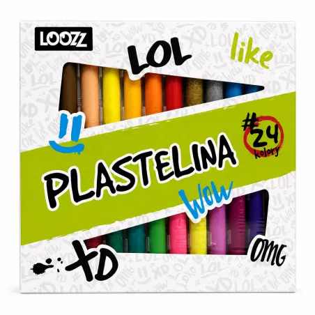PLASTELINA 24 KOLORY LOOZZ