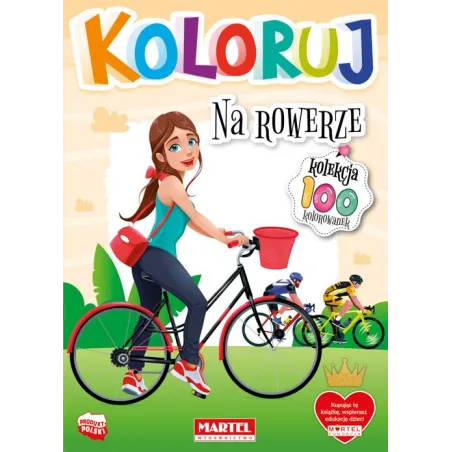 NA ROWERZE. KOLORUJ