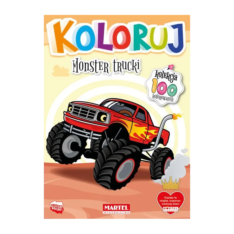MONSTER TRUCKI. KOLORUJ