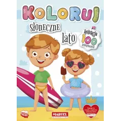 SŁONECZNE LATO. KOLORUJ