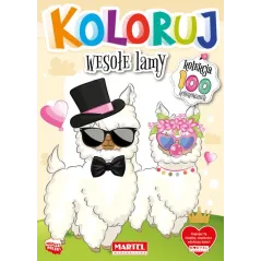 WESOŁE LAMY. KOLORUJ