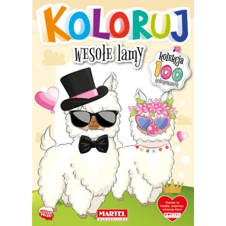 WESOŁE LAMY. KOLORUJ