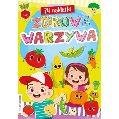Zdrowe Warzywa Kolorowanka + 74 Naklejki