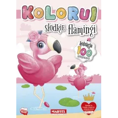 SŁODKIE FLAMINGI. KOLORUJ