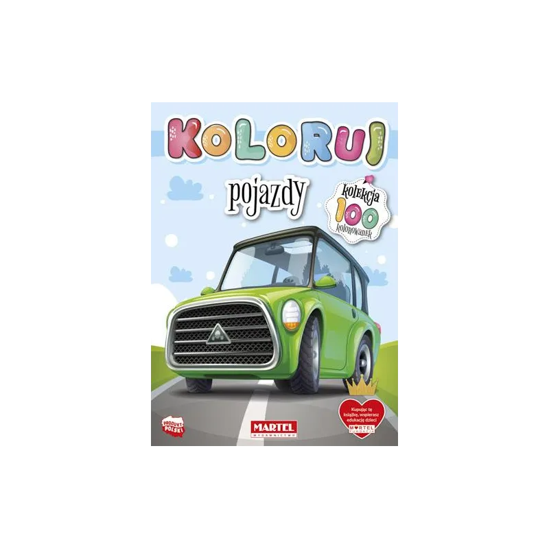 POJAZDY. KOLORUJ