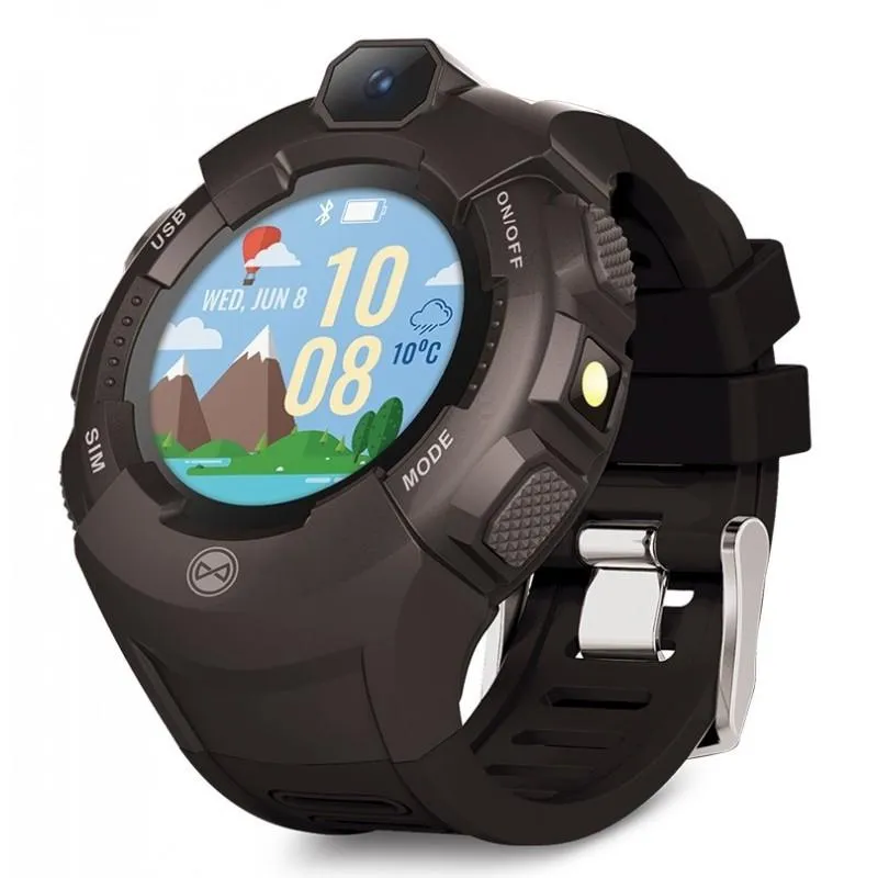 SMARTWATCH DLA DZIECKA Z GPS WI-FI FOREVER KIDS KW-400 CZARNY