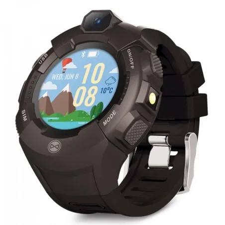 SMARTWATCH DLA DZIECKA Z GPS WI-FI FOREVER KIDS KW-400 CZARNY