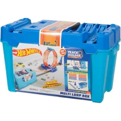 HOT WHEELS TRACK BUILDER MULTI LOOP BOX ZESTAW TORÓW I PĘTLI 6+
