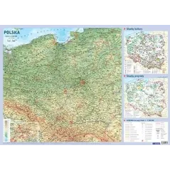MAPA POLSKI PLANSZA EDUKACYJNA