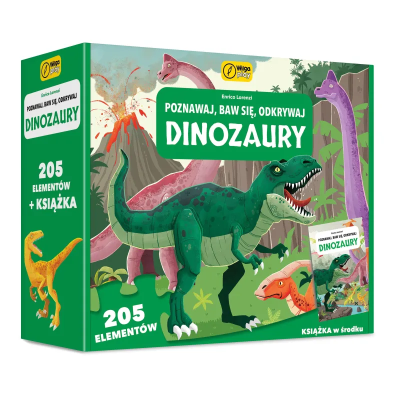 POZNAWAJ BAW SIĘ ODKRYWAJ DINOZAURY PUZZLE I KSIĄŻKA 6+ POZNAWAJ BAW SIĘ ODKRYWAJ DINOZAURY PUZZLE I KSIĄŻKA 6+