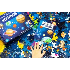 Zestaw Edukacyjny Kosmos Książka I Puzzle 205 Elementów Poznawaj Baw Się Odkrywaj 6+