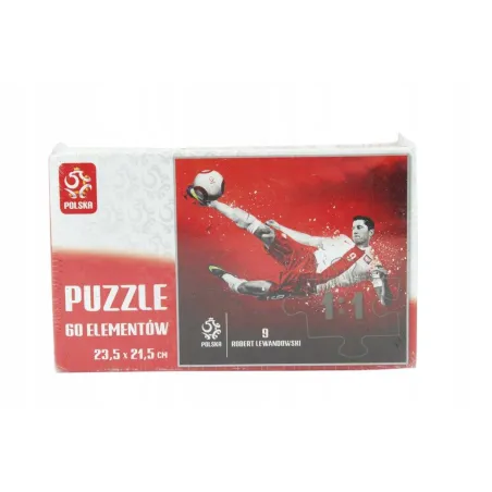 PUZZLE ROBERT LEWANDOWSKI PZPN 60 ELEMENTÓW - Joinco