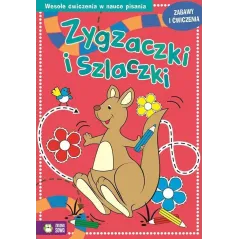 ZABAWY I ĆWICZENIA CZERWONE ZYGZACZKI I SZLACZKI 4+ - Zielona Sowa