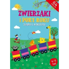 Zwierzaki I Pory Roku Zgaduj I Naklejaj