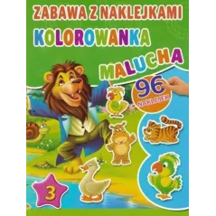 KOLOROWANKA MALUCHA. ZABAWA Z NAKLEJKAMI