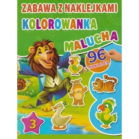 KOLOROWANKA MALUCHA. ZABAWA Z NAKLEJKAMI