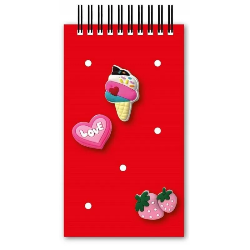 NOTES SILIKONOWY NA SPIRALI Z PRZYPINKAMI A6 BENIAMIN